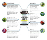 Ingredientes clave de Vision Alive Max: Lutemax 2020 y antioxidantes para la retina
