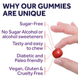 Holistic Method gomitas magnesio citrato para adultos, sabor cereza, posible apoyo al descanso.
