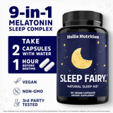 Sleep Fairy incluye valeriana y manzanilla para un ambiente de descanso cómodo.
