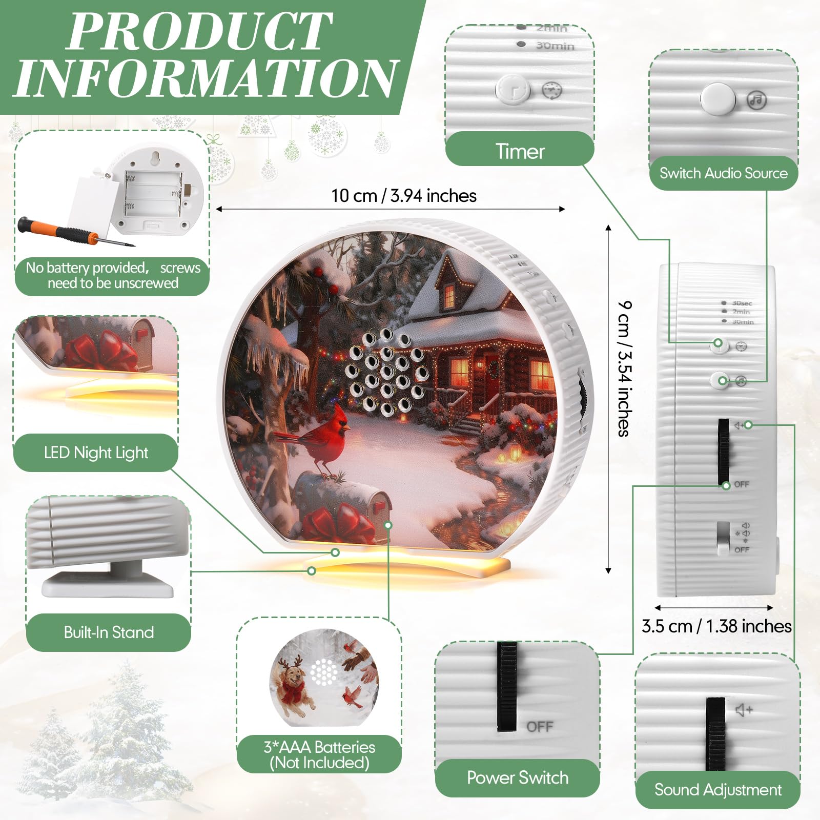 Hollowfly Caja Pájaro Sensor Radar: activación automática y manos libres