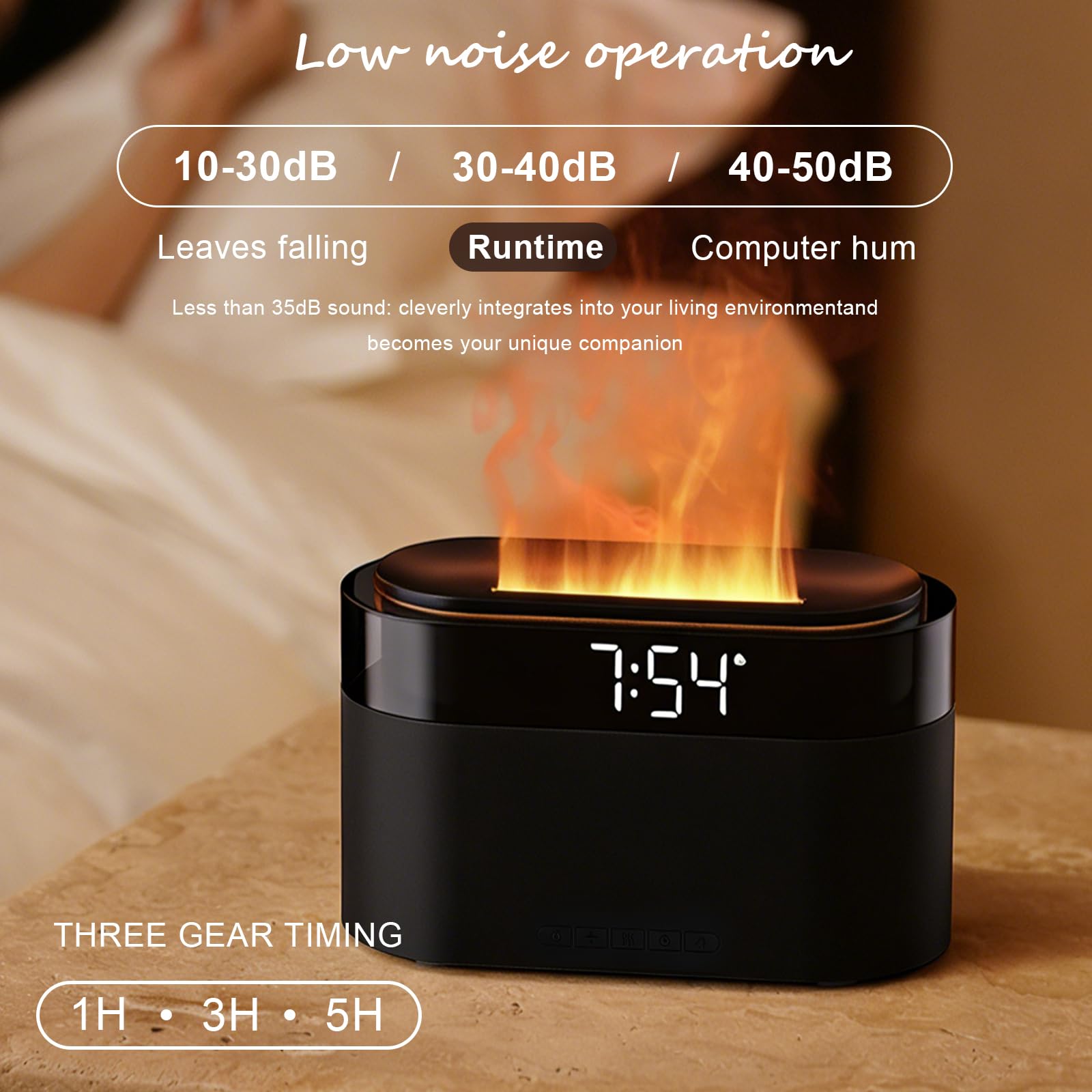 Holwim difusor funcionamiento silencioso para dormir o trabajar