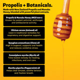 Holy Cow Health Propolis Manuka aplicacion-boca en spray para uso diario