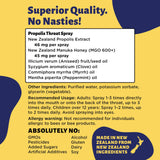 Holy Cow Health Propolis Manuka origen-nueva-zelanda garantiza ingredientes naturales