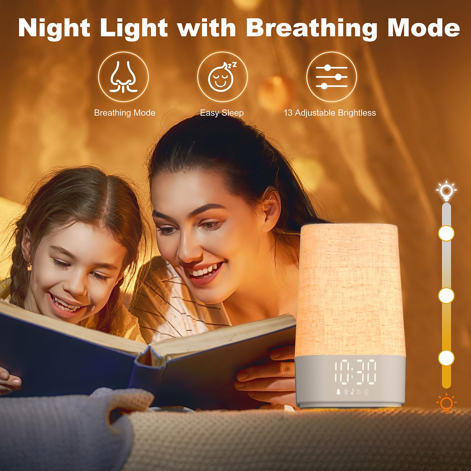 HOMEBEST Controles fáciles sin necesidad de aplicación para ajustes rápidos antes de dormir.