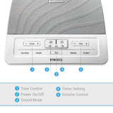 HoMedics Deep Sleep I, indicadores de tonos, sirve para elegir el sonido adecuado