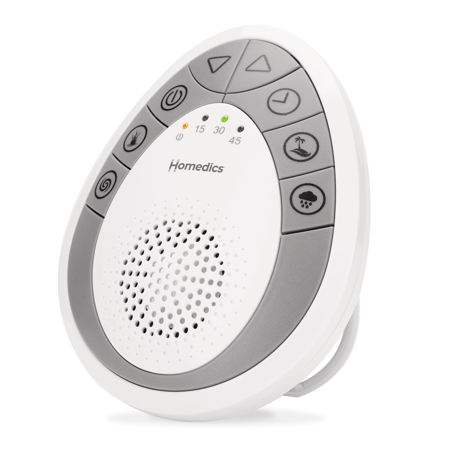 Homedics máquina de sonido blanco portátil lista para dormir en casa.