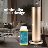 Homedics SereneScent, diseño de aluminio para interiores elegantes.