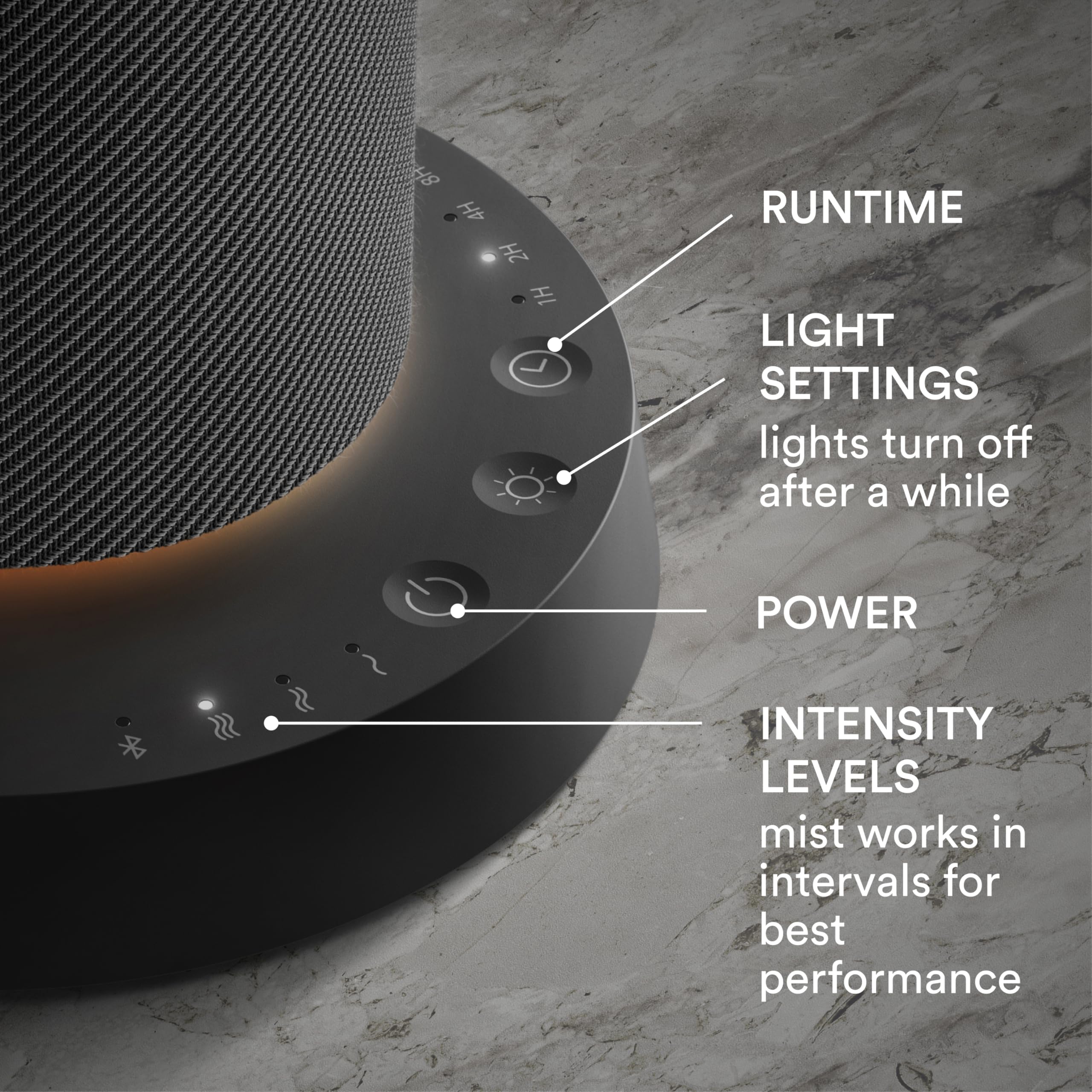 Homedics SereneScent, luces ambientales para ambientar estancias.