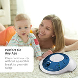 Homedics SoundSleep control-auto-off-timer 15-60 minutos facilita sesiones de relajación.