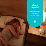 Homedics SoundSleep con seis sonidos relajantes para ambiente nocturno.