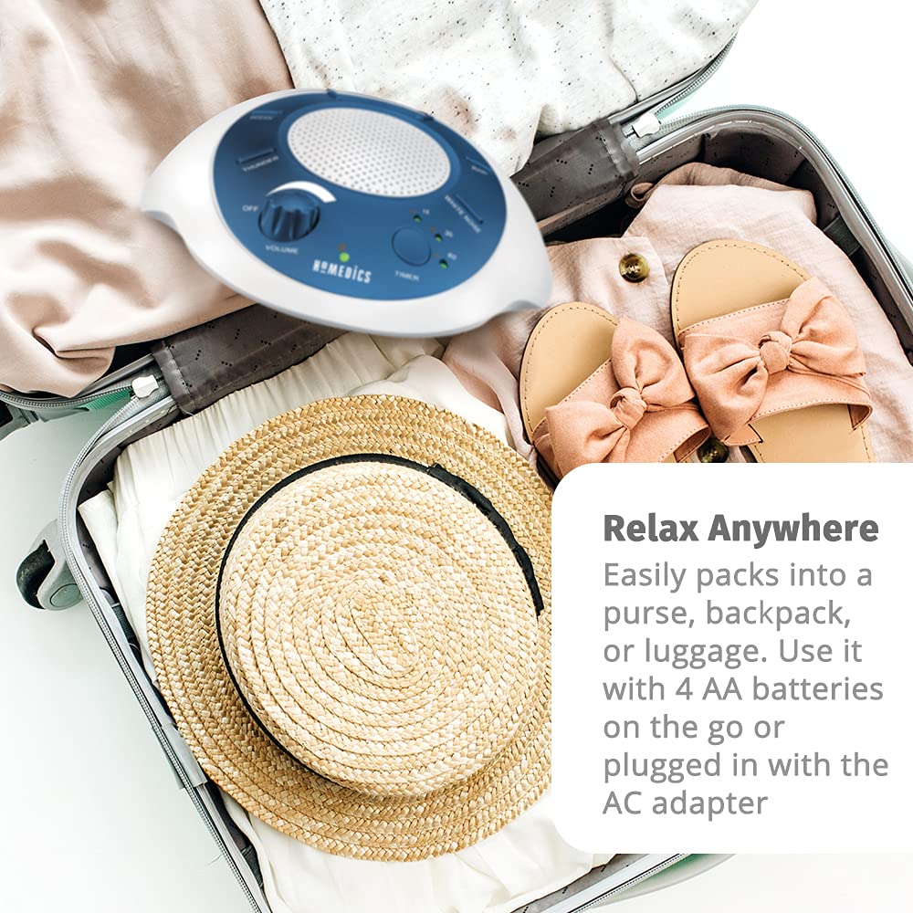 Homedics SoundSleep uso-hogar-dormitorio ayuda a crear calma en el dormitorio o habitación del bebé.