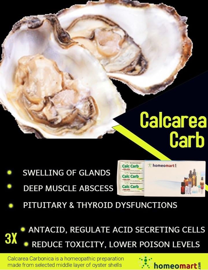 Homeomart Calcarea Carbonica pellets para uso diario y llevar.