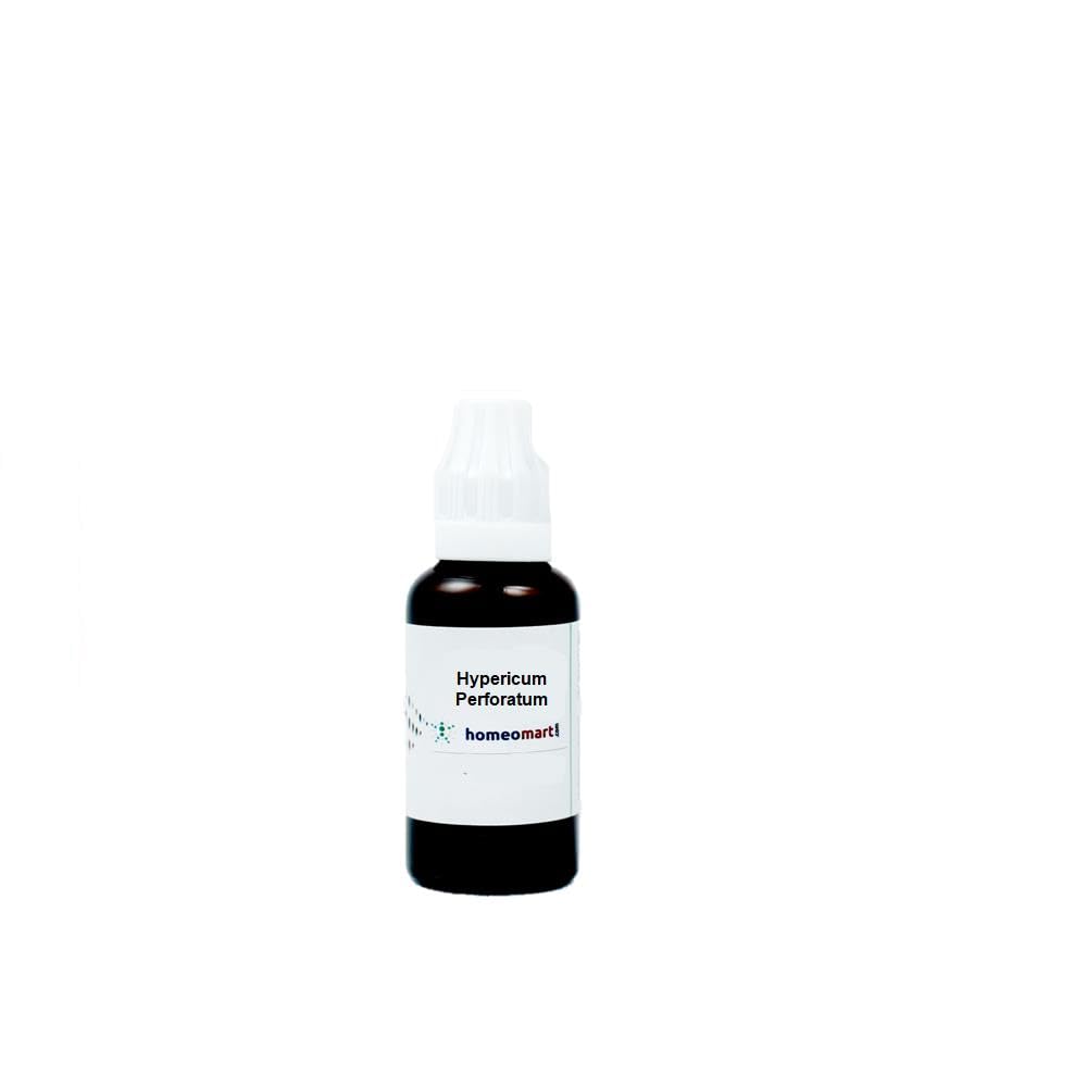 Homeomart Hypericum perforatum 200C en bote con gotero, opción suave para uso diario.