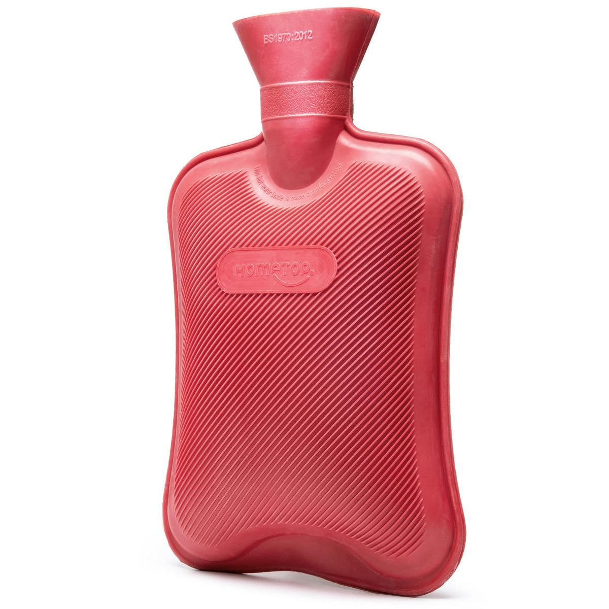 HomeTop bolsa de agua caliente roja para calentar las manos frías.