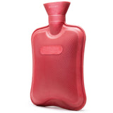 HomeTop bolsa de agua caliente roja para calentar las manos frías.