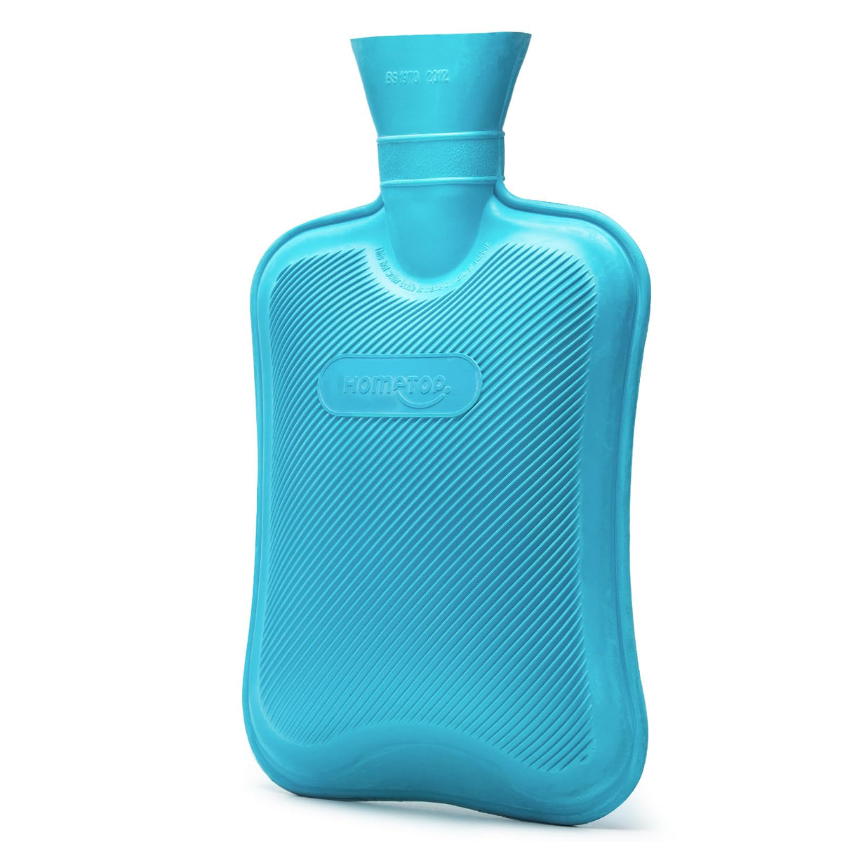 HomeTop botella de agua caliente con diseño ribeteado, calor constante.