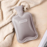 HomeTop botella caliente clásica gris, vista lateral, diseño que ayuda a conservar el calor.
