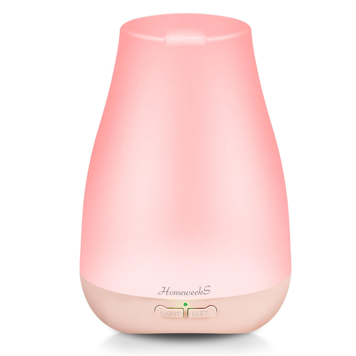 Homeweeks difusor 100ml compacto para dormitorio con niebla suave