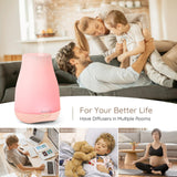 Homeweeks difusor con luz nocturna y colores cambiantes para crear ambiente
