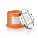 HomeWorx energiza mandarina-jengibre: vela para revitalizar cualquier espacio con aroma estimulante