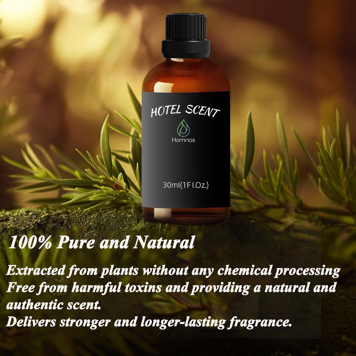 Homnas Harmony Karth: aceites naturales para difusor, uso diario seguro.