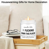Vela Homsolver lavanda decoracion interior, combina con cualquier estilo de casa.