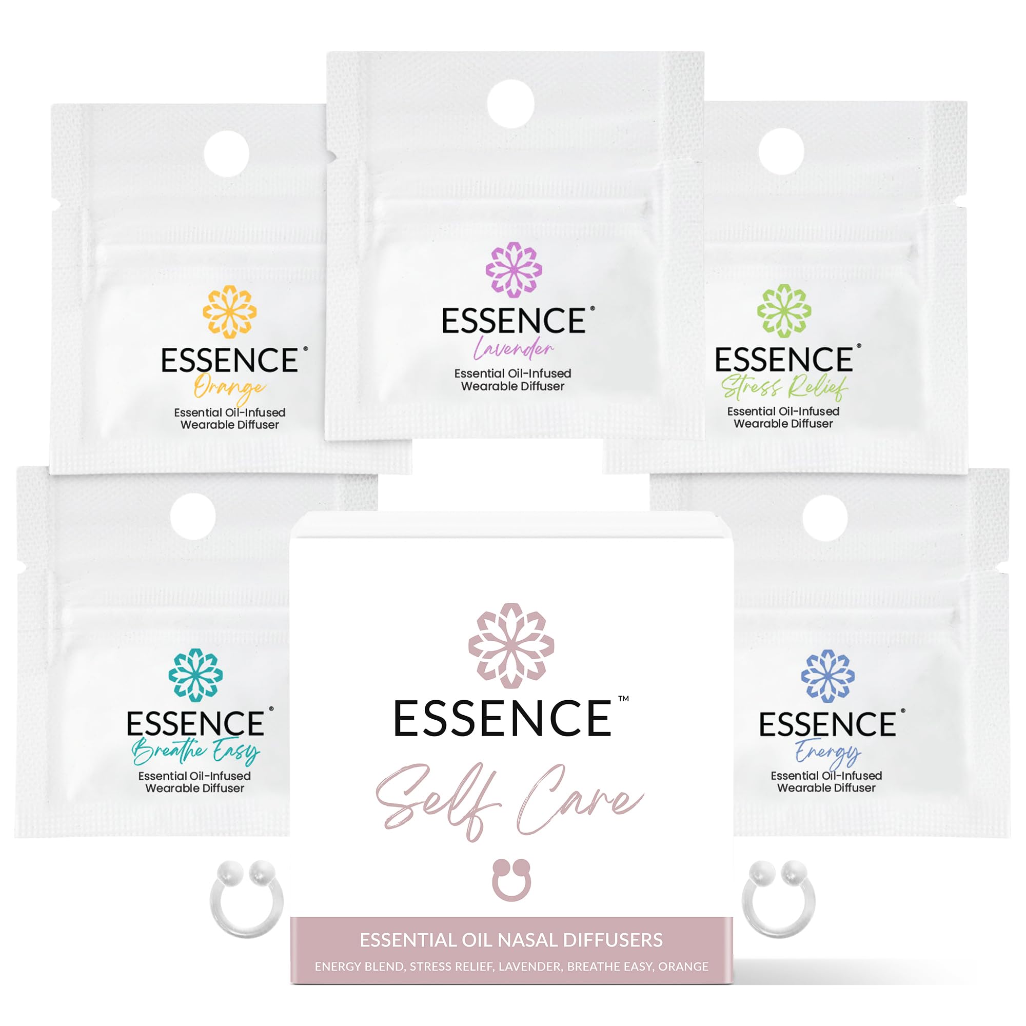 HONÉ Essence: anillos nasales de silicona para aromaterapia discreta durante el día
