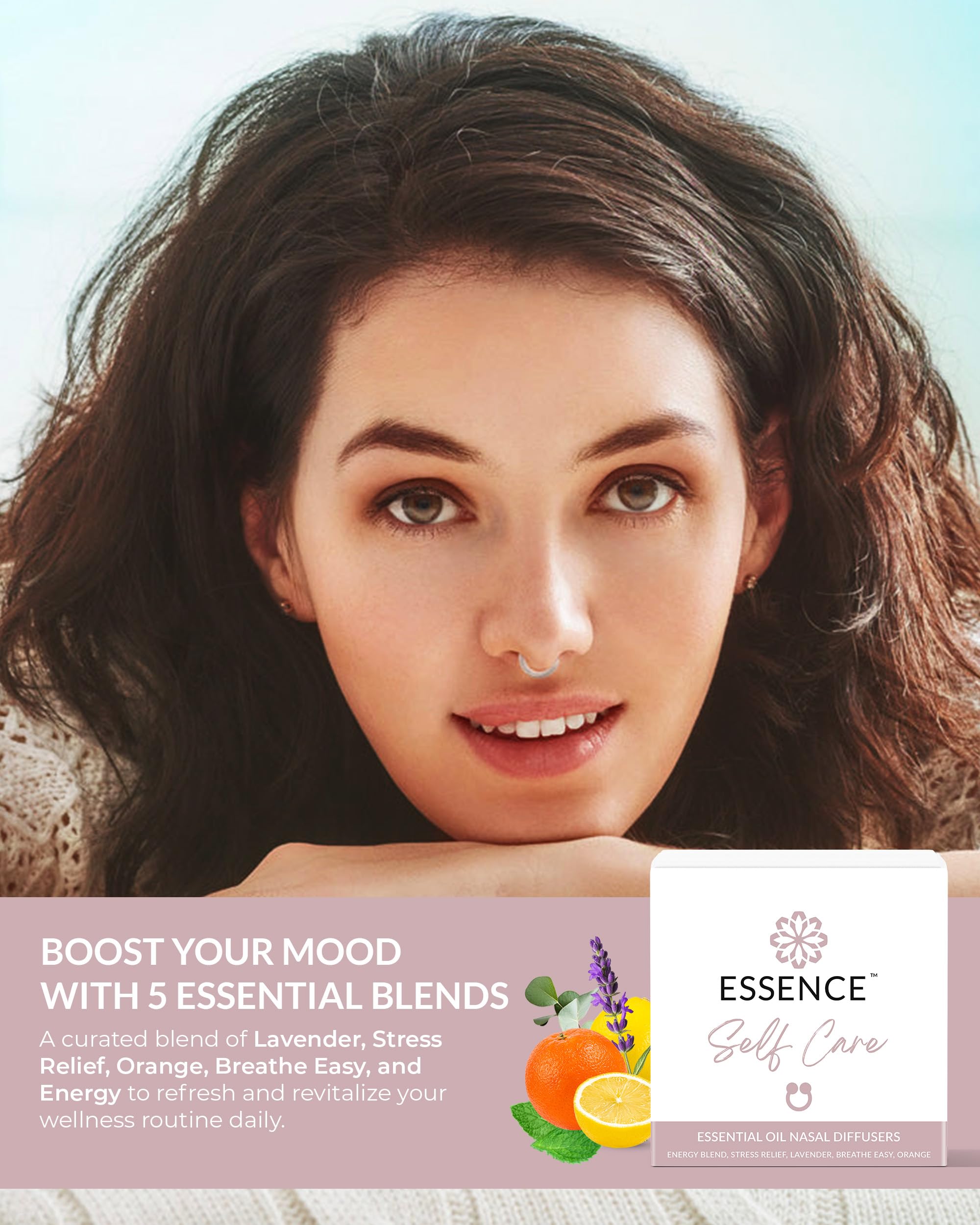 HONÉ Essence: clip nasal para aromaterapia portátil y discreta