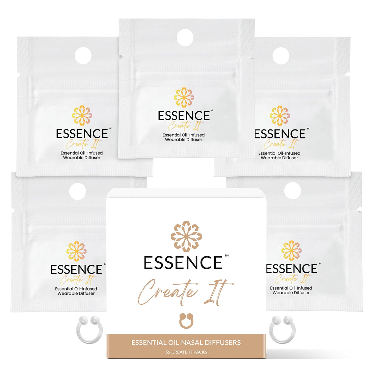 HONÉ Essence: anillo difusor nasal en pack para aromaterapia personalizada durante el día