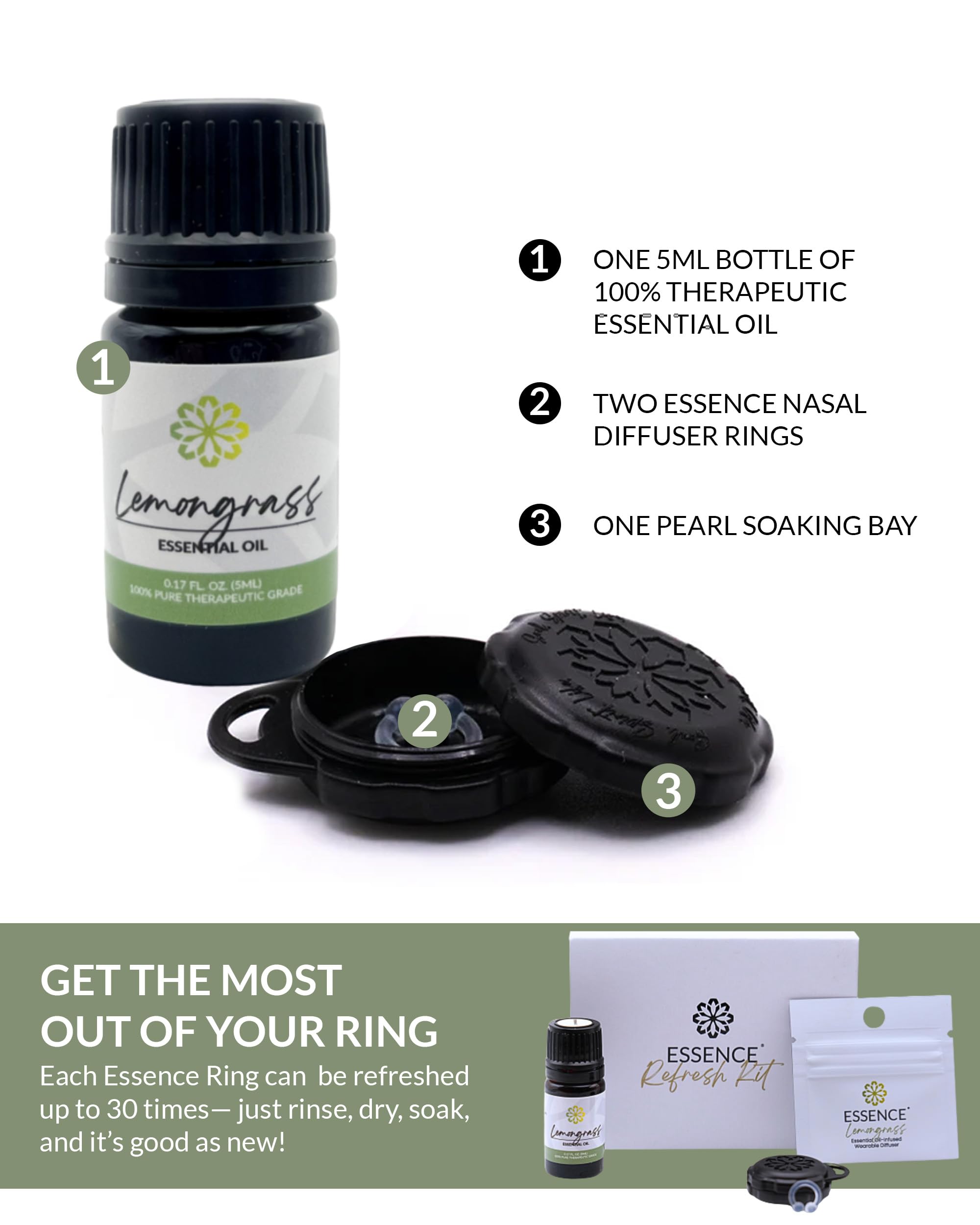 HONÉ Essence: kit de recambio con dos anillos reutilizables