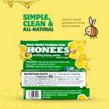 Honees drops mentol-limon para refrescar las vías respiratorias.