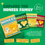 Honees Drops viaje cómodo, portátil y sin gluten.