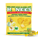 Honees Drops sabor limón y mentol: alivio refrescante para la garganta