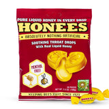 Gotas Honees miel original en botella, alivio suave para la garganta