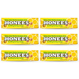Honees: paquete de 6 barras, 54 pastillas para alivio natural de garganta.