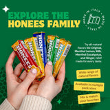 Honees Mentol Limón, pack de nueve pastillas para llevar a cualquier lugar.