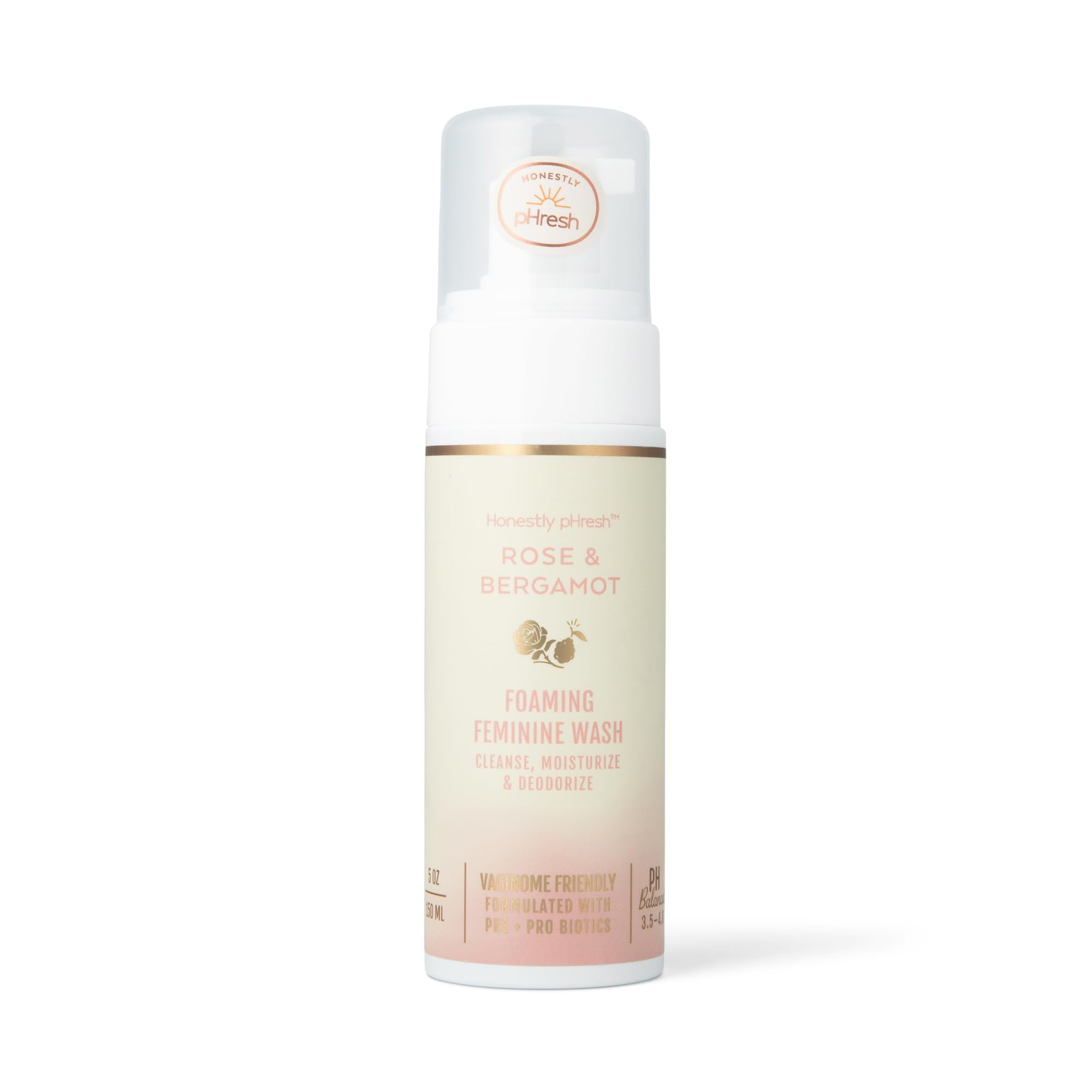 Honestly pHresh botella rosa bergamot: limpieza suave diaria para zonas sensibles