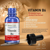 HoneyCombs Vitamina B6 en gotas: empaque sin rellenos y sin aditivos.