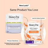 Honey Pot núcleo absorbente de pulpa ultra para mayor absorción diaria.