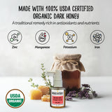 HoneyWorks spray garganta, ingredientes naturales de miel oscura