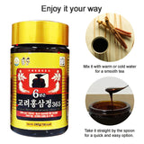 Hong Sam Jeong mezcla herbal a la vista con jujube coreano y raíces.