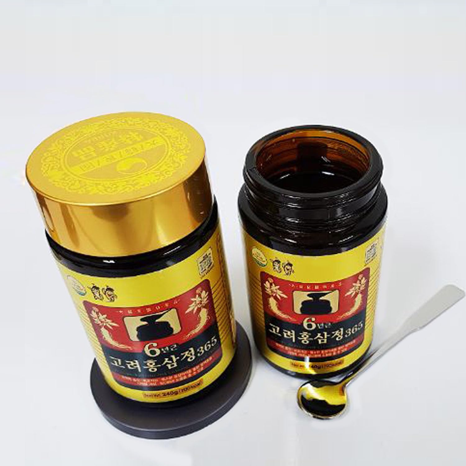 Hong Sam Jeong pack de dos botellas, conveniencia para uso prolongado.