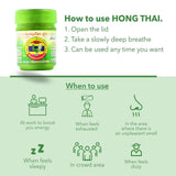 Diseño tradicional de HONG THAI, inhalador para rituales de relajación diaria.