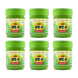 Inhalador herbal HONG THAI de algodon verde 10g, paquete de 6 para relajación