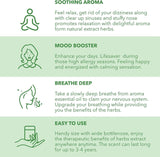 Uso de HONG THAI para meditación y relajación, con aroma natural y calmante.