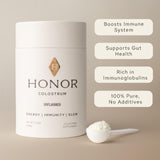 Consejos de uso: polvo HONOR Colostrum para batidos.