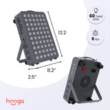 Hooga HG300 panel doble 660 y 850 nm para sesiones simples
