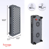Hooga HG500 panel de luz infrarroja cercana para sesiones tranquilas en casa.