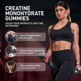Gomitas Hoozzch Creatina sabor arándano, forma frambuesa para entrenamiento constante