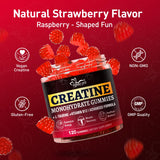 Gomitas de creatina Hoozzch, formato conveniente para entrenamiento diario.